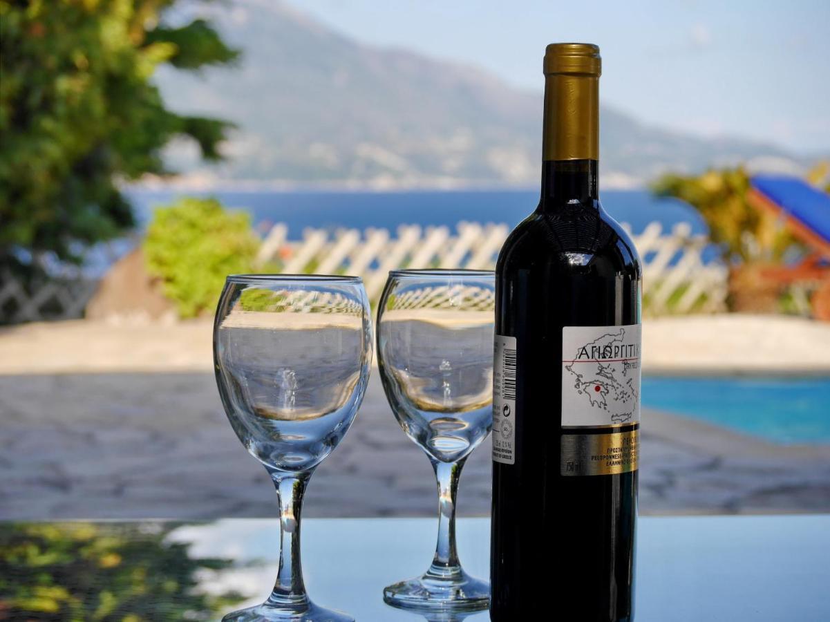 Villa Afroditi, Spartia, Kefalonia Livathos  Zewnętrze zdjęcie